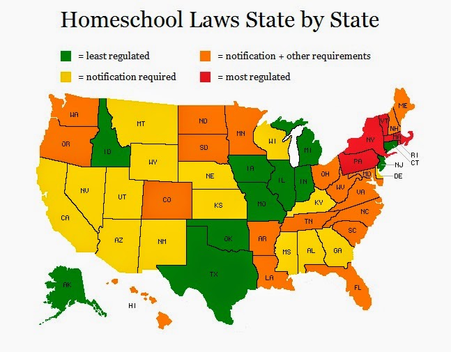 Homeschool map